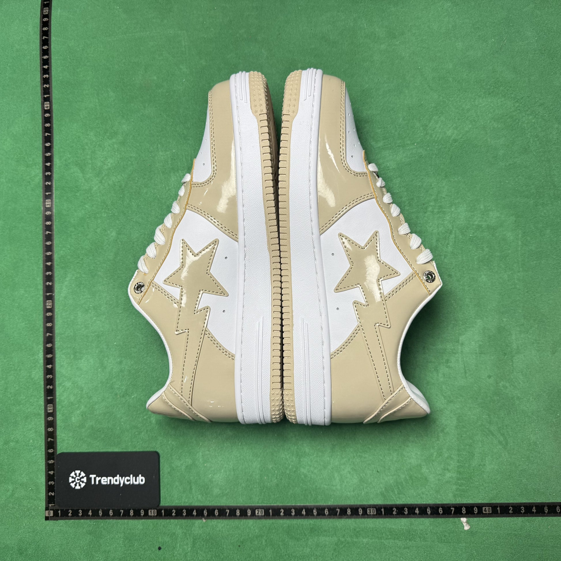 BAPE STA - CREAM WHITE PATENT