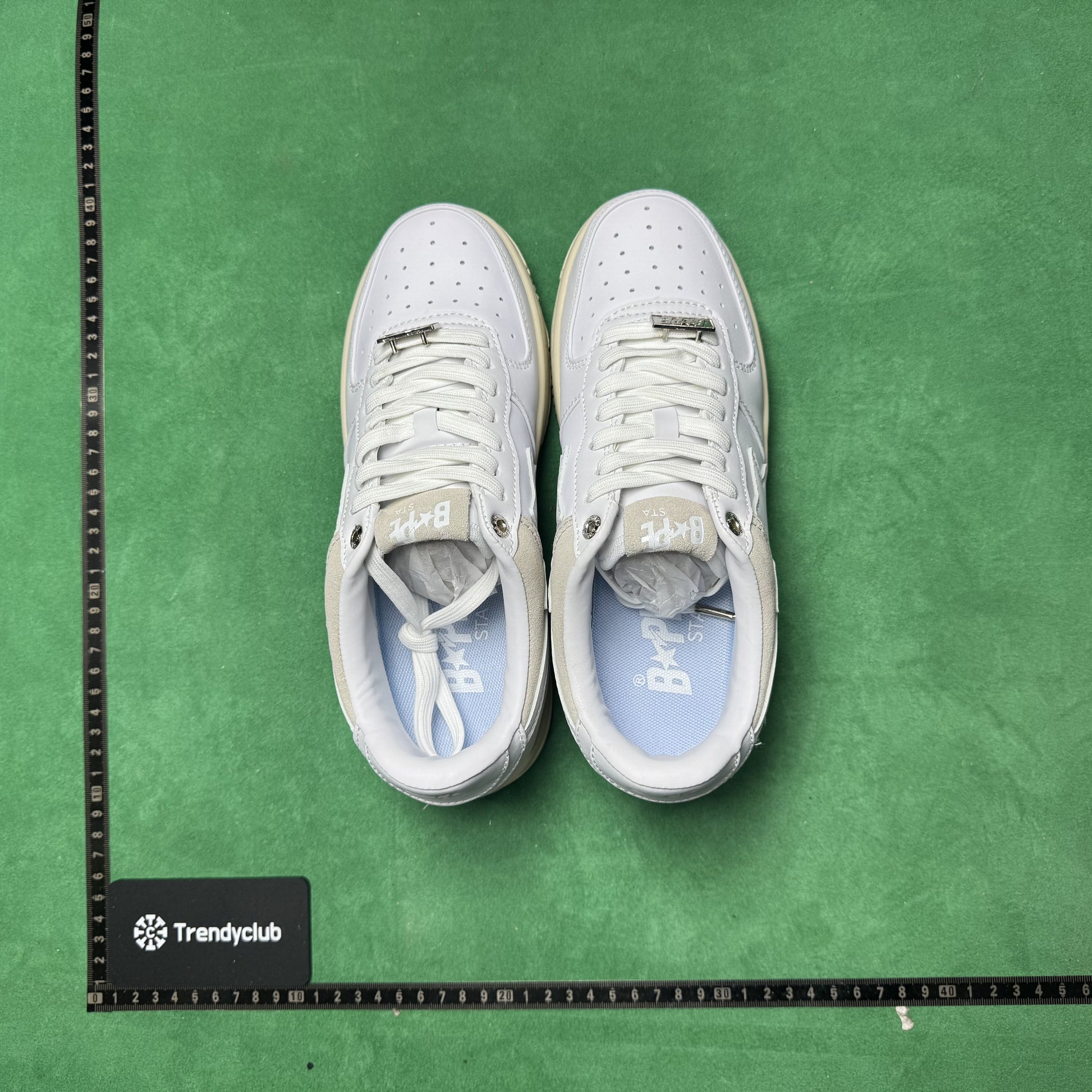 BAPE STA - WHITE CREAM SUEDE