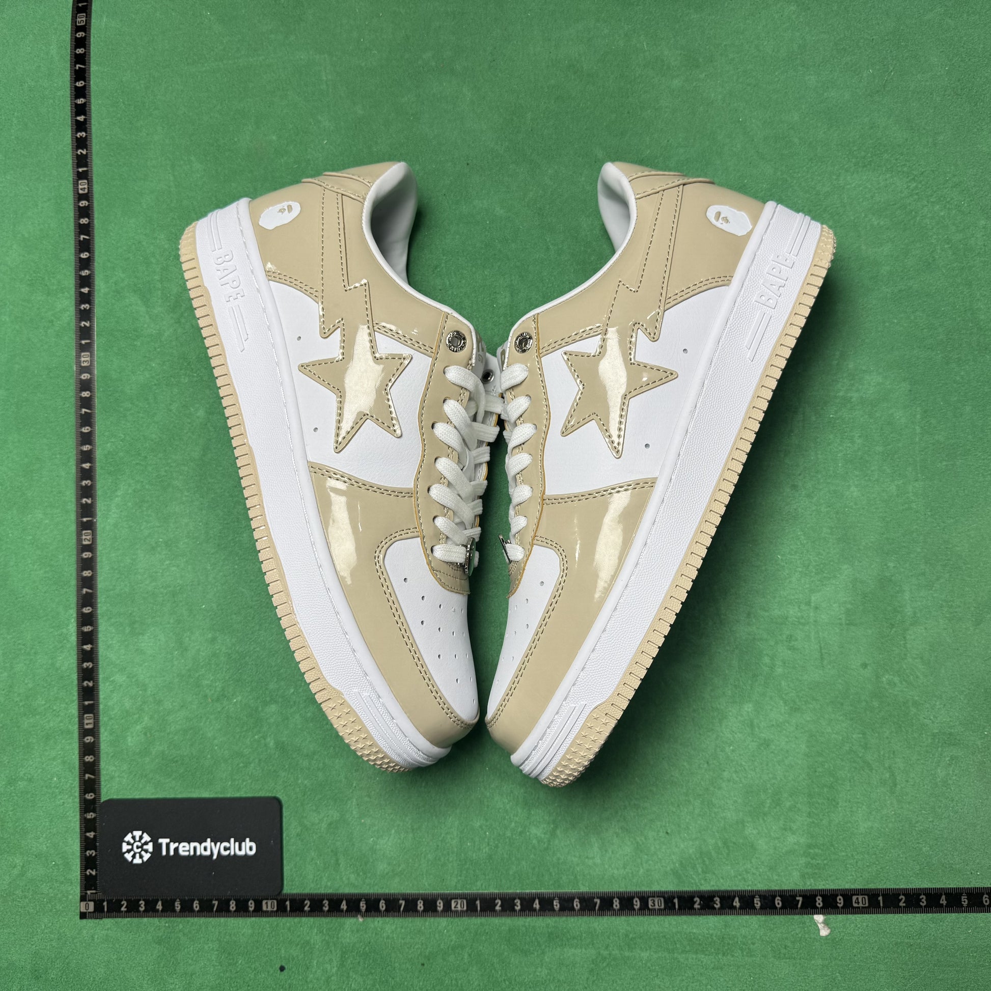 BAPE STA - CREAM WHITE PATENT