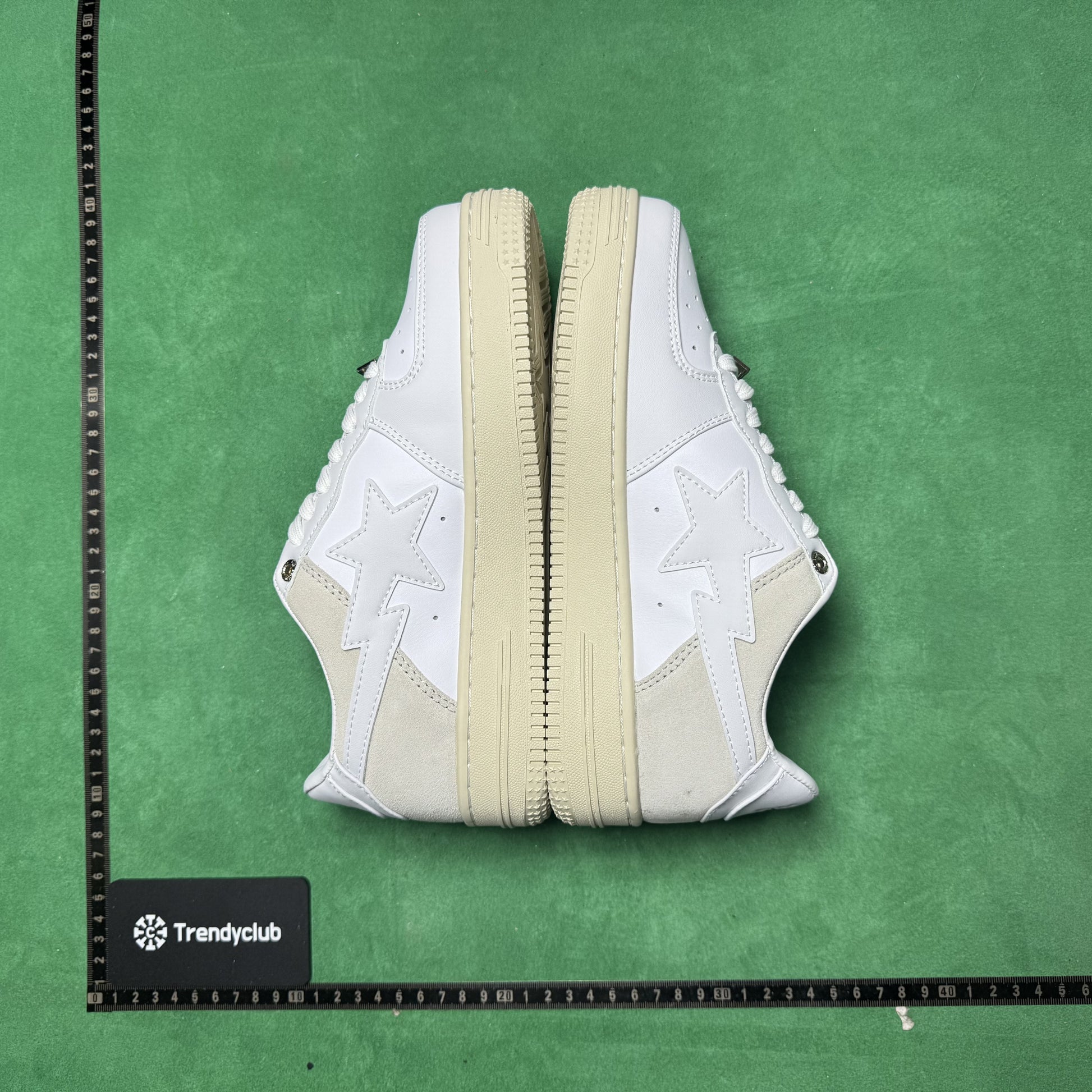 BAPE STA - WHITE CREAM SUEDE