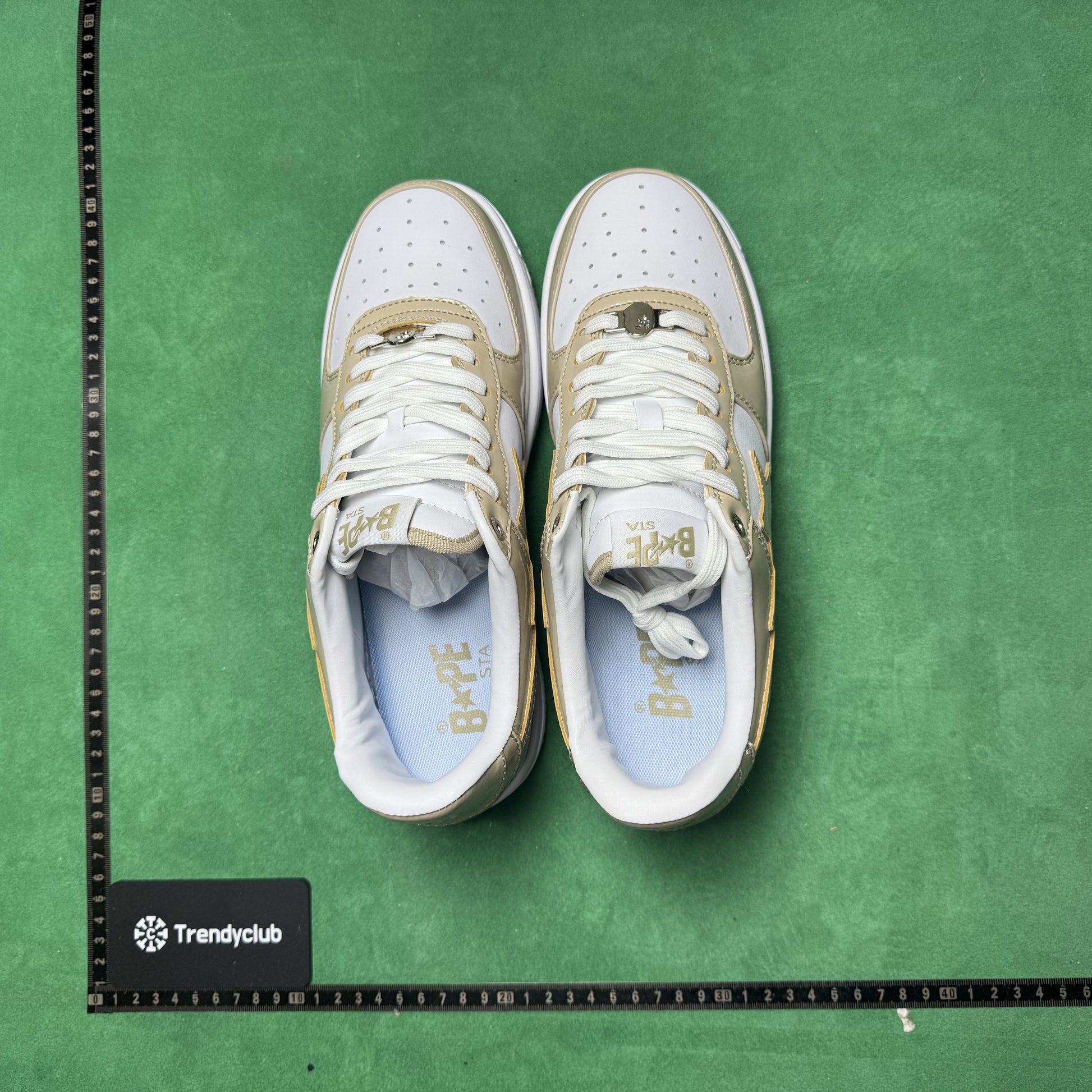 BAPE STA - CREAM WHITE PATENT