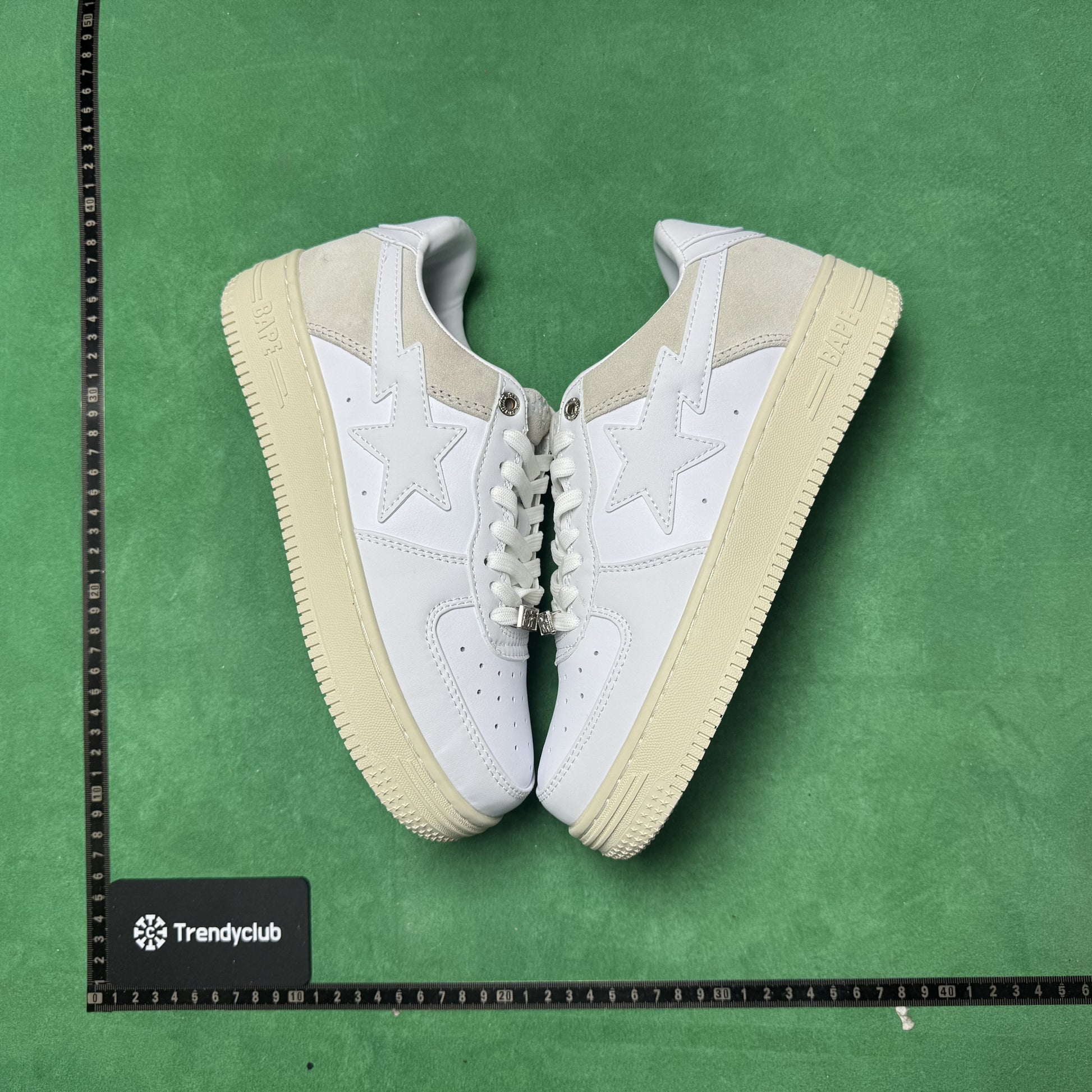 BAPE STA - WHITE CREAM SUEDE