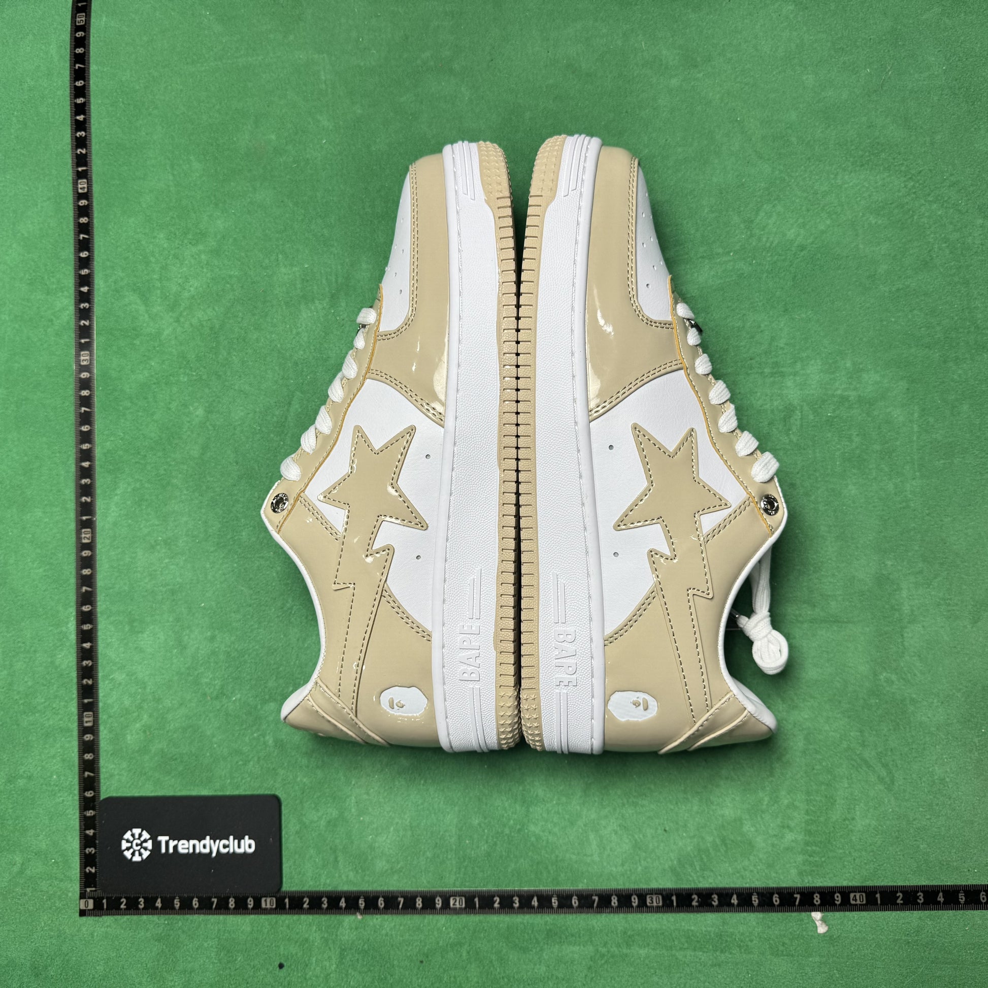 BAPE STA - CREAM WHITE PATENT