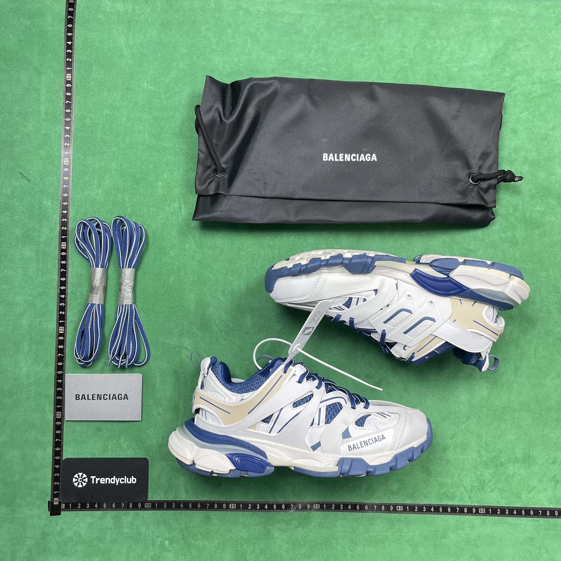 BALENCIAGA TRACK - WHITE BLUE
