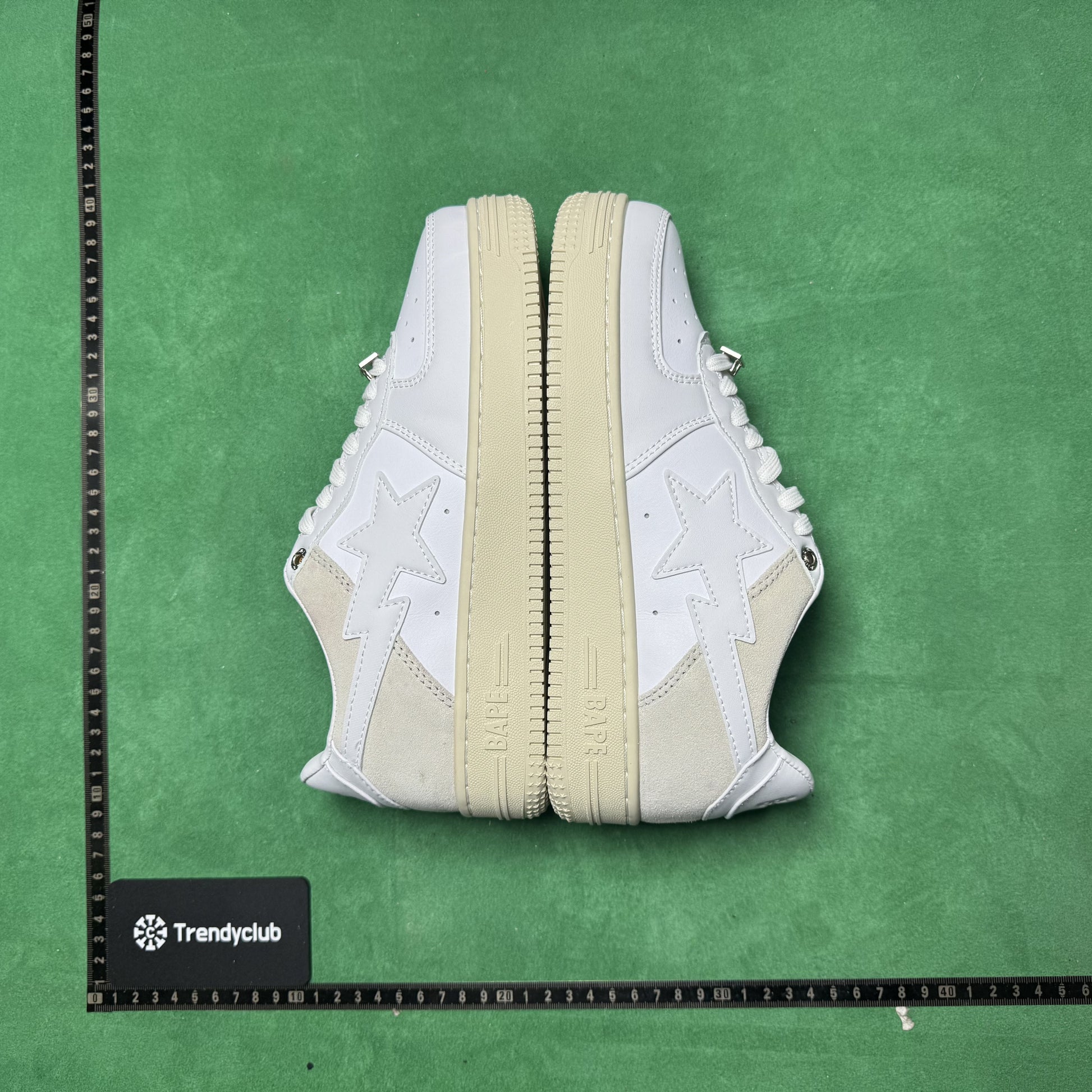 BAPE STA - WHITE CREAM SUEDE