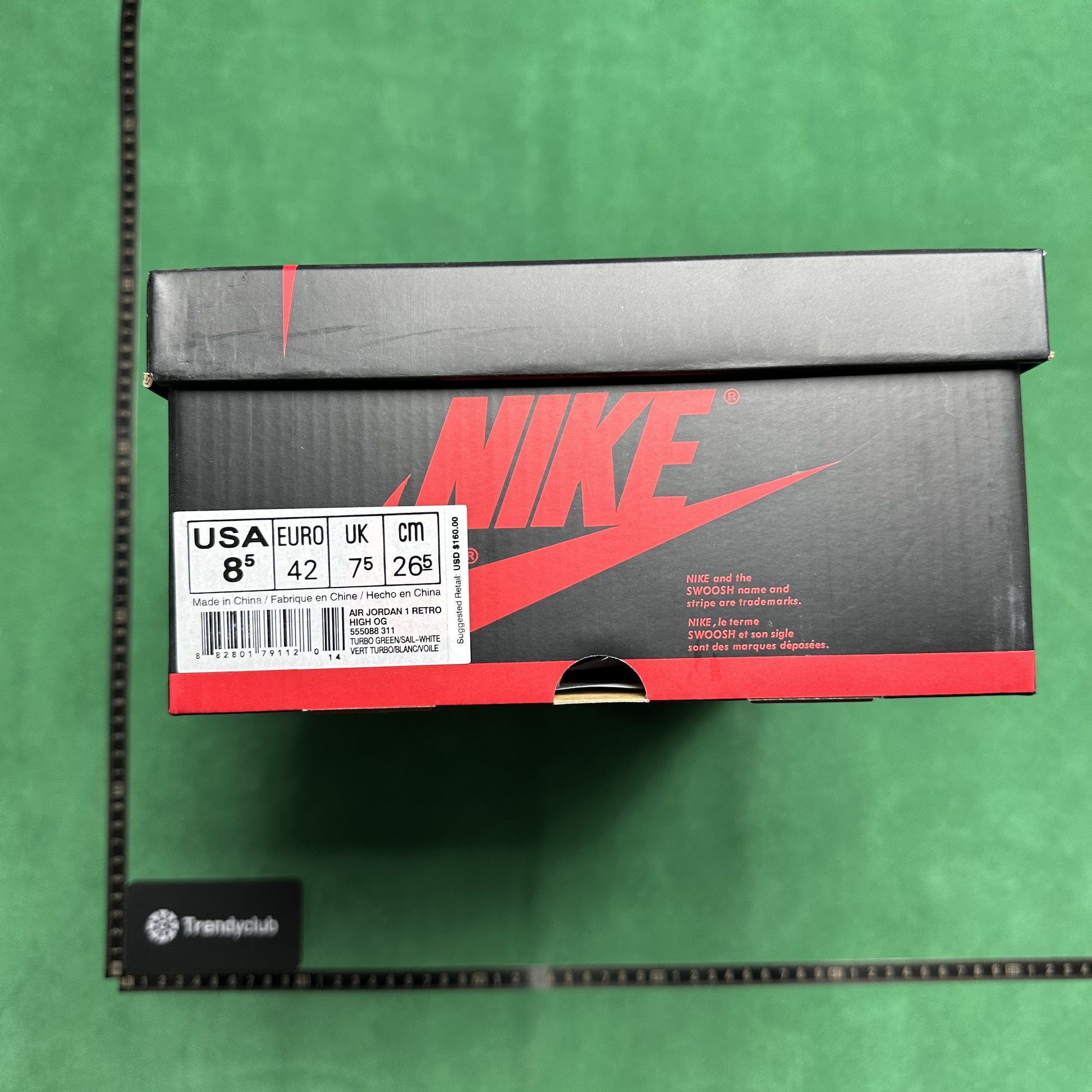NIKE JORDAN 1 - TURBO GREEN